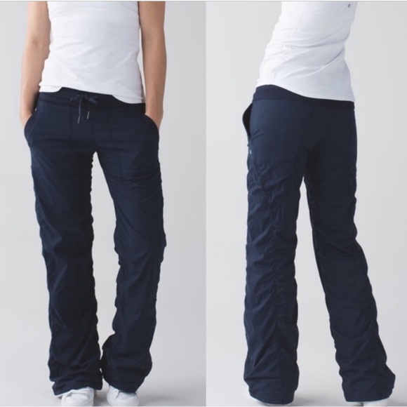 Lululemon Dance Studio Pants Navy Blue - Picture 1 of 14